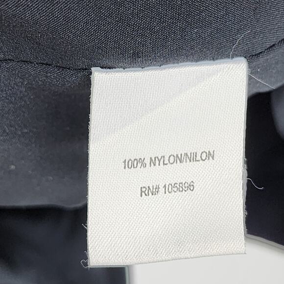 Worth New York Black Long Sleeve Nylon Front and Back Zipper Dress Size 6 - Picture 4 of 6